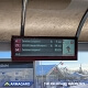DynaScan DS371BT4 ultra-bred bar-LCD-skærm kabinet ved en busstation på et skisportssted